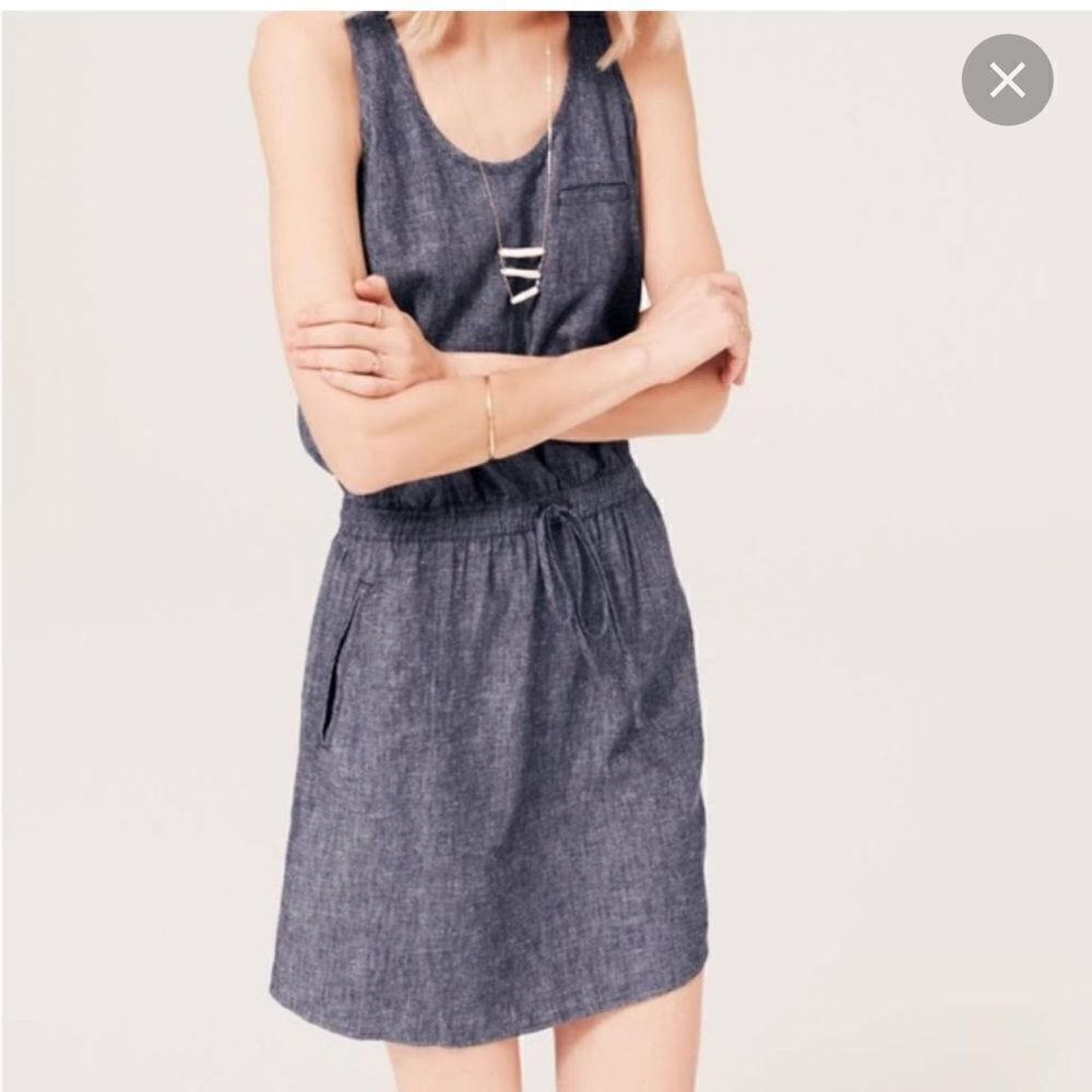 Lou and Grey Chambray Dress